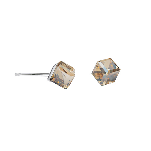 

FIORE LUNA Пусеты Crystal Golden Shadow, Пусеты Crystal Golden Shadow