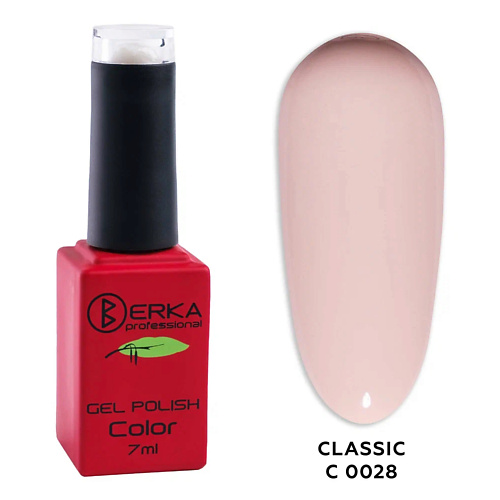 

BERKA Гель-лак для ногтей Classic C пастельный оттенок, Гель-лак для ногтей Classic C пастельный оттенок