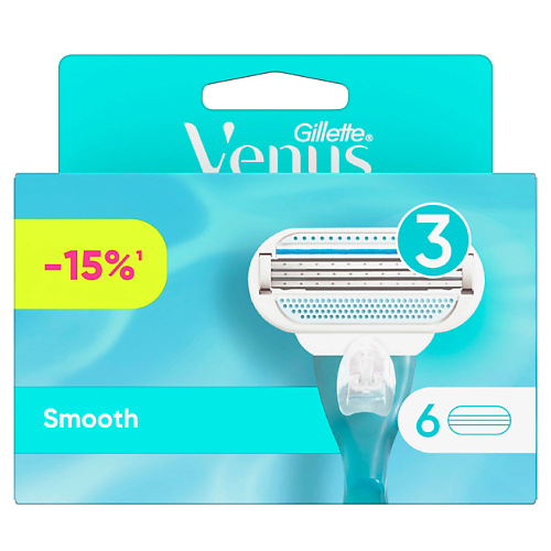 

GILLETTE Кассеты для станка VENUS SMOOTH, Кассеты для станка VENUS SMOOTH