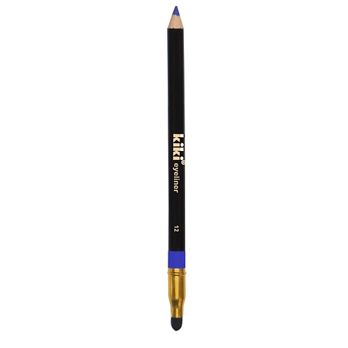 

KIKI Карандаш для глаз EYELINER с аппликатором для растушевки, Карандаш для глаз EYELINER с аппликатором для растушевки
