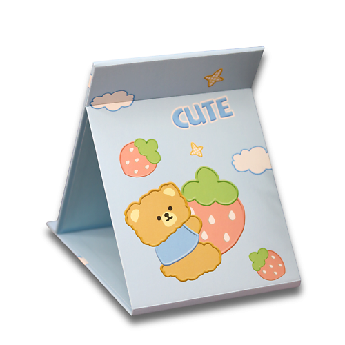 Зеркало ILIKEGIFT Зеркало настольное Cute bear blue