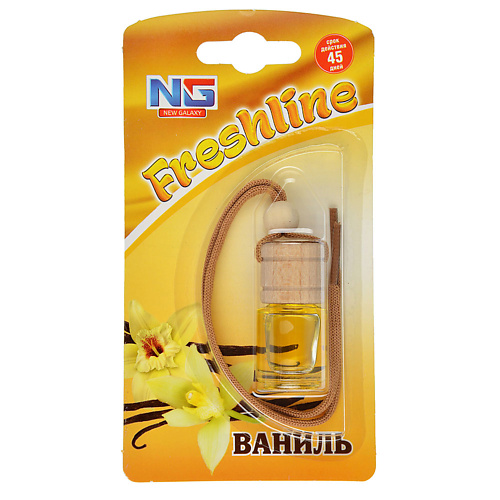 

NEW GALAXY Ароматизатор подвесной Freshline ваниль 5, Ароматизатор подвесной Freshline ваниль