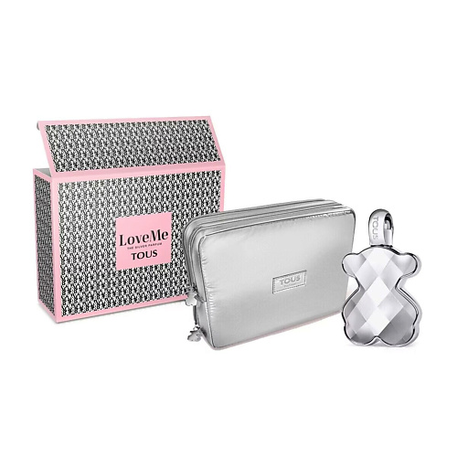 

TOUS Набор: Парфюмерная вода LoveMe The Silver + Косметичка 1.0, Набор: Парфюмерная вода LoveMe The Silver + Косметичка