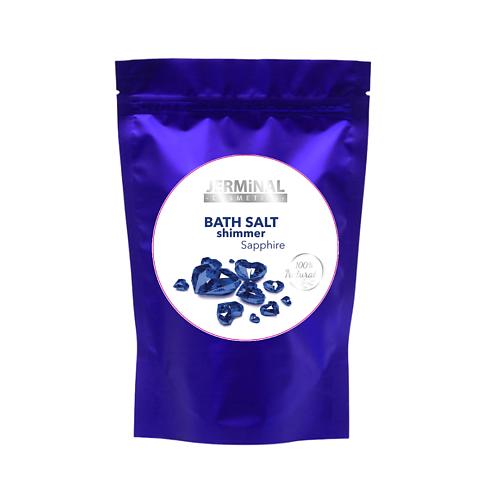 

JERMINAL COSMETICS Парфюмированная морская соль для ванны с шиммером Сапфир 500.0, Парфюмированная морская соль для ванны с шиммером Сапфир