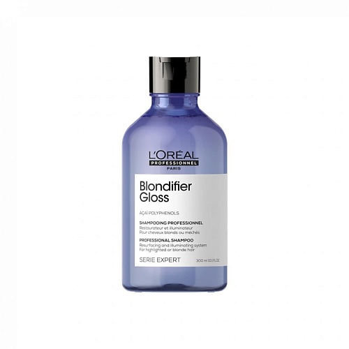 

L'OREAL PROFESSIONNEL Шампунь Blondifier Gloss для яркости осветленных и мелированных волос 300.0, Шампунь Blondifier Gloss для яркости осветленных и мелированных волос