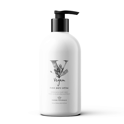

EMPIRE AUSTRALIA Лосьон для тела с маслами герани и мускатного шалфея Vegan 500, Лосьон для тела с маслами герани и мускатного шалфея Vegan