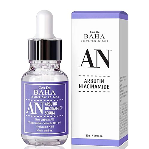 

COS DE BAHA Сыворотка для лица AN Arbutin 5% + Niacinamide 5% Serum 70.0, Сыворотка для лица AN Arbutin 5% + Niacinamide 5% Serum
