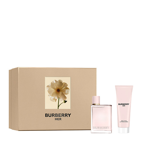 

BURBERRY Набор Her: Парфюмерная вода +молочко для тела 1.0, Набор Her: Парфюмерная вода +молочко для тела