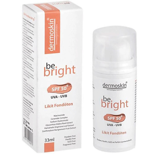 DERMOSKIN Тональный крем Be Bright Spf50+