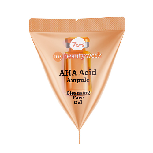 7DAYS Гель для лица очищающий AHA ACID MY BEAUTY WEEK 7.0