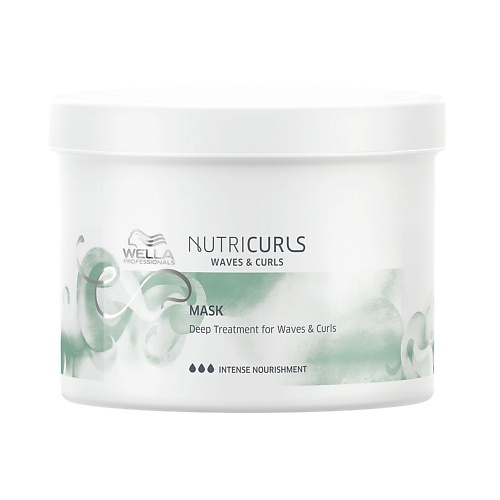 

WELLA PROFESSIONALS Питательная маска для вьющихся и кудрявых волос Nutricurls. 500.0, Питательная маска для вьющихся и кудрявых волос Nutricurls.