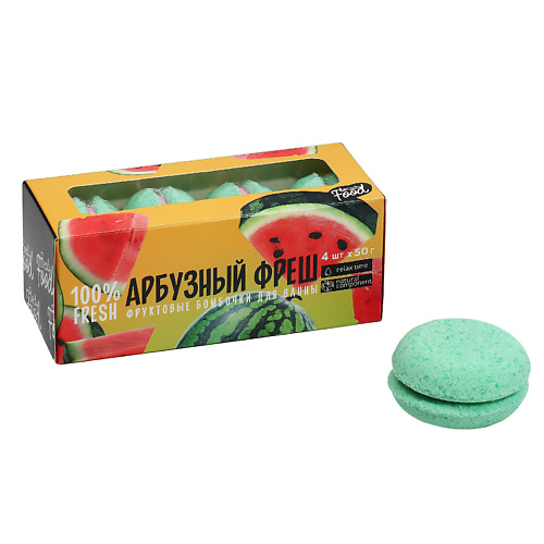 

BEAUTY FOX Бурлящие макаруны «Арбузный фреш» 200, Бурлящие макаруны «Арбузный фреш»