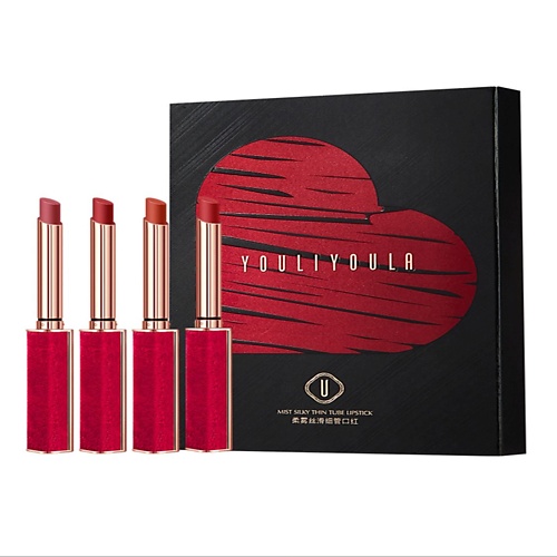 YOULIYOULA Набор губных помад бархатных 950₽