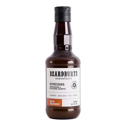 

BEARDBURYS BeardBurys Освежающий шампунь Refreshing Shampoo 250.0, BeardBurys Освежающий шампунь Refreshing Shampoo