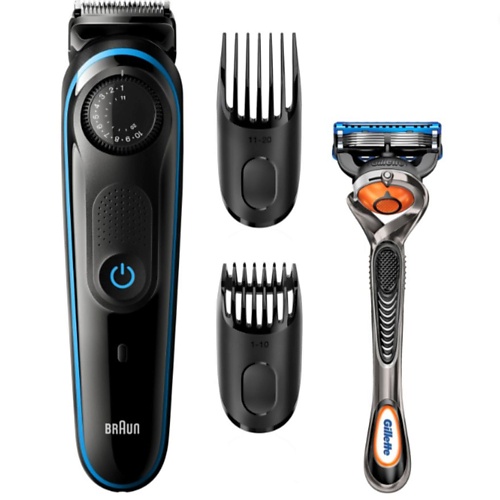 

BRAUN Триммер для лица BT3240 + Бритва, Триммер для лица BT3240 + Бритва