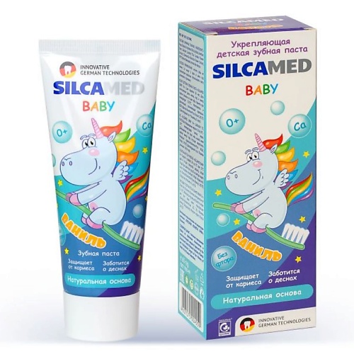 

SILCAMED Зубная паста BABY, ваниль 1+ 65.0, Зубная паста BABY, ваниль 1+