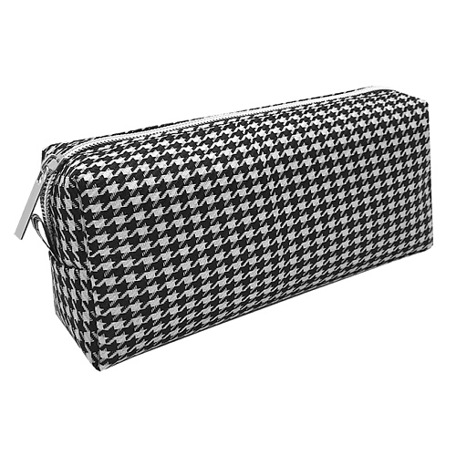 

ALISSIROSSI Косметичка-пенал женская маленькая из ткани "Черно-белая гусиная лапка", Косметичка-пенал женская маленькая из ткани "Черно-белая гусиная лапка"