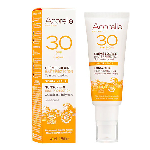 

ACORELLE Солнцезащитный крем для лица SPF 30 40.0, Солнцезащитный крем для лица SPF 30