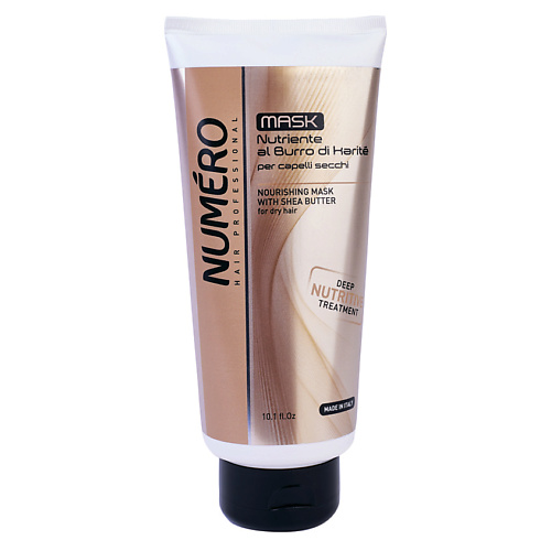 

BRELIL PROFESSIONAL Питательная маска с маслом карите для сухих волос Numero 300, Питательная маска с маслом карите для сухих волос Numero