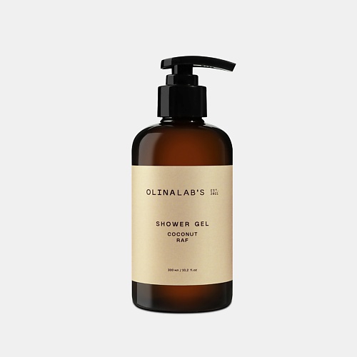 

OLINALAB'S Гель для душа с кокосовым маслом Coconut raf 300.0, Гель для душа с кокосовым маслом Coconut raf