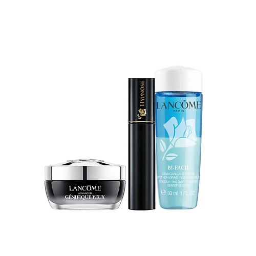 Набор средств для глаз LANCOME Набор Stronger and Brighter Eye Program: Крем + Тушь + Двухфазный лосьон