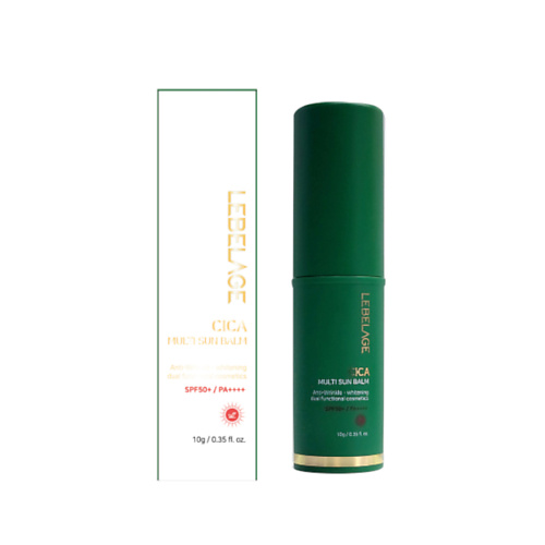 

LEBELAGE Солнцезащитный крем-стик увлажняющий Cica Multi Sun Balm Spf 50+ 10, Солнцезащитный крем-стик увлажняющий Cica Multi Sun Balm Spf 50+
