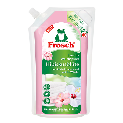 

FROSCH Концентрированный ополаскиватель для белья Цветок гибискуса, Концентрированный ополаскиватель для белья Цветок гибискуса
