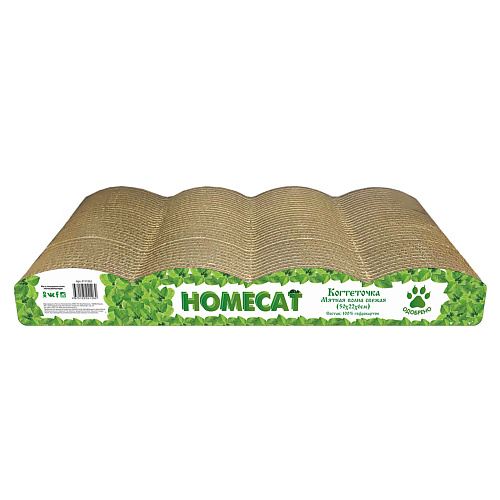 

HOMECAT Когтеточка гофрокартоная Мятная волна свежая 5 баллов 50х22х6 см, Когтеточка гофрокартоная Мятная волна свежая 5 баллов 50х22х6 см
