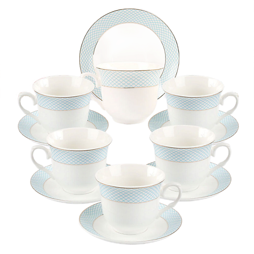 

ARYA HOME COLLECTION Чайный Набор Exclusive из Костяного фарфора Azure, Чайный Набор Exclusive из Костяного фарфора Azure
