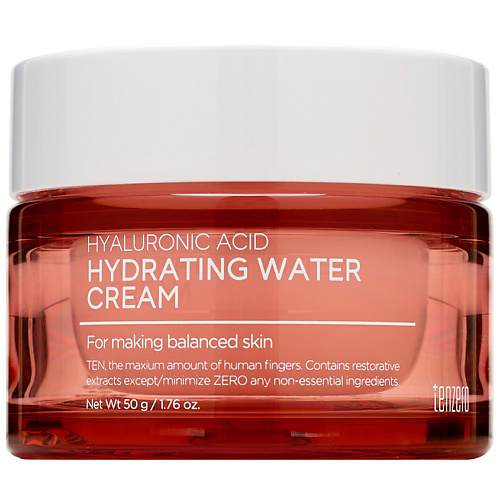

TENZERO Крем для лица увлажняющий с гиалуроновой кислотой Hyaluronic Acid Hydrating Water Cream 50, Крем для лица увлажняющий с гиалуроновой кислотой Hyaluronic Acid Hydrating Water Cream