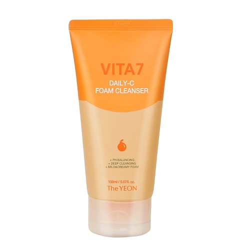 THE YEON Пенка для умывания - Vita7 daily-C foam cleanser 150.0