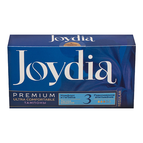 

JOYDIA Тампоны гигиенические Premium ultra comfortable Regular 16.0, Тампоны гигиенические Premium ultra comfortable Regular