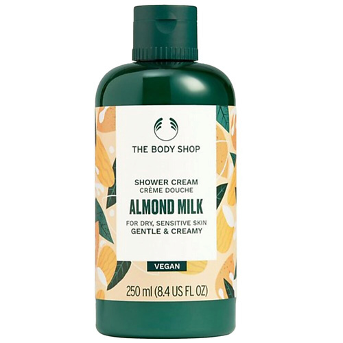 Гели для душа THE BODY SHOP Кремовый гель для душа Almond Milk для сухой и чувствительной кожи 250.0