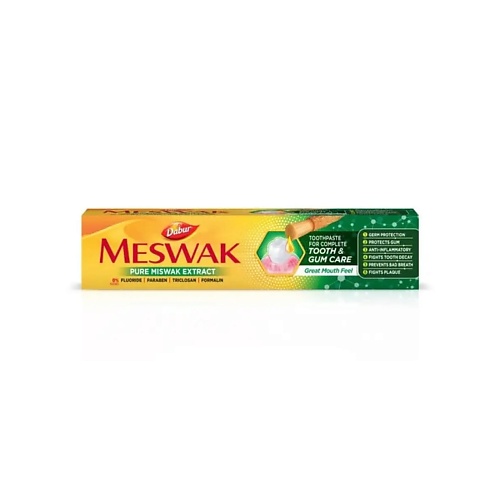 

DABUR Зубная паста Meswak и мыло 275.0, Зубная паста Meswak и мыло