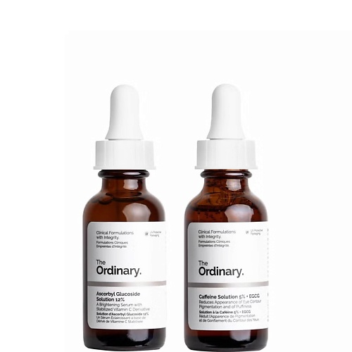 

THE ORDINARY Набор сывороток для лица и глаз Dull Tired Duo, Набор сывороток для лица и глаз Dull Tired Duo