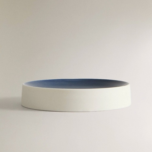 

ZARA HOME Круглая керамическая мыльница с контрастной отделкой, Круглая керамическая мыльница с контрастной отделкой
