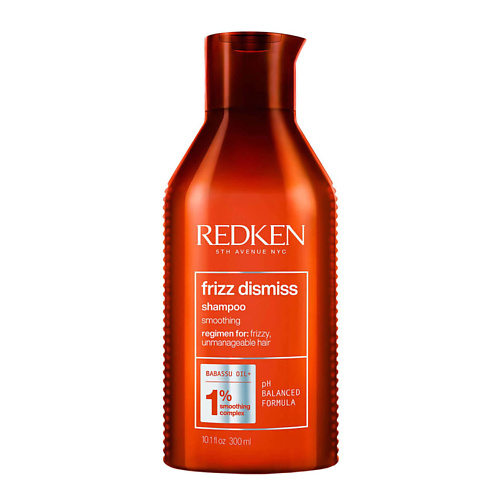 

REDKEN Разглаживающий шампунь Frizz Dismiss для непослушных и пушащихся волос 300.0, Разглаживающий шампунь Frizz Dismiss для непослушных и пушащихся волос