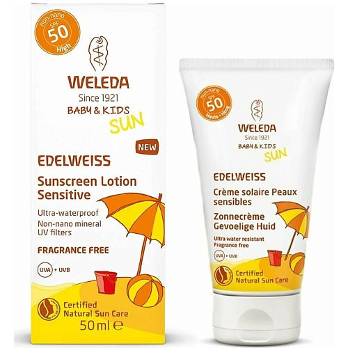 

WELEDA Детское солнцезащитное молочко для чувствительной кожи Sun Protection SPF50 50.0, Детское солнцезащитное молочко для чувствительной кожи Sun Protection SPF50