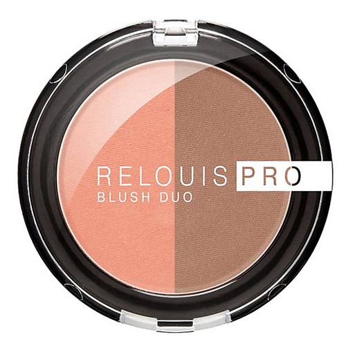 

RELOUIS Румяна для лица BLUSH DUO компактные, Румяна для лица BLUSH DUO компактные