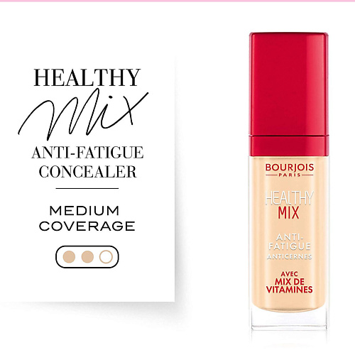 Консилер BOURJOIS Консилер Healthy Mix Anti-Fatigue Concealer,против следов усталости