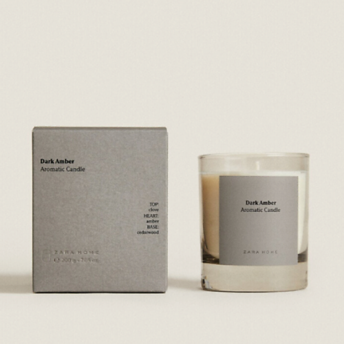 

ZARA HOME Ароматическая свеча dark amber 200.0, Ароматическая свеча dark amber