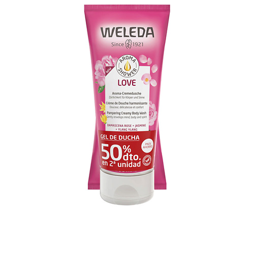 

WELEDA Успокаивающий крем-гель для душа с цветочным ароматом Love 2.0, Успокаивающий крем-гель для душа с цветочным ароматом Love