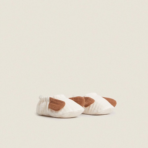 

ZARA HOME Муслиновые пинетки с ушками, Муслиновые пинетки с ушками