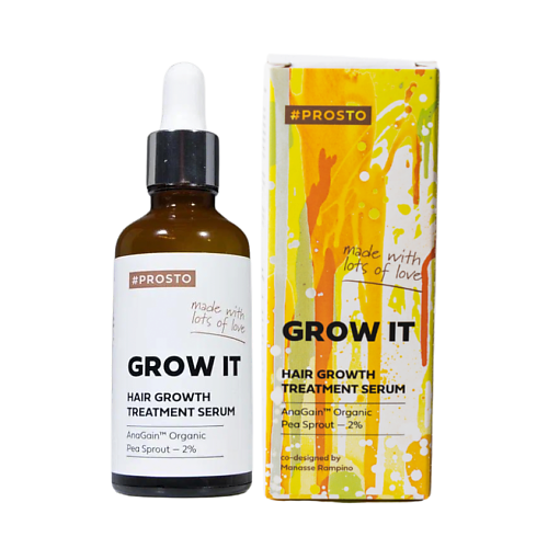 

PROSTO COSMETICS Сыворотка для волос GROW IT против выпадения и реактивации роста 50.0, Сыворотка для волос GROW IT против выпадения и реактивации роста