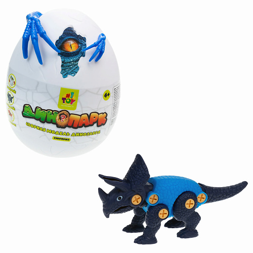 

1TOY Динопарк Гигантское яйцо с динозавром 1.0, Динопарк Гигантское яйцо с динозавром