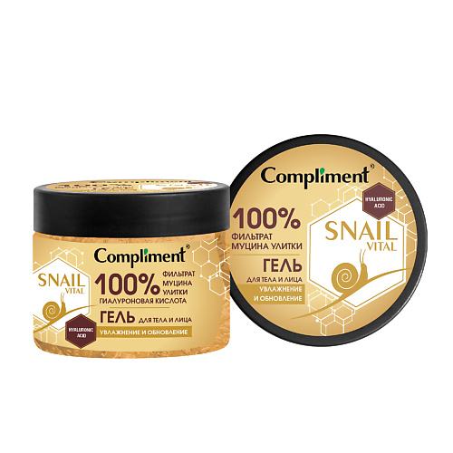 

COMPLIMENT Snail Vital Гель для лица и тела увлажнение и обновление 400.0, Snail Vital Гель для лица и тела увлажнение и обновление