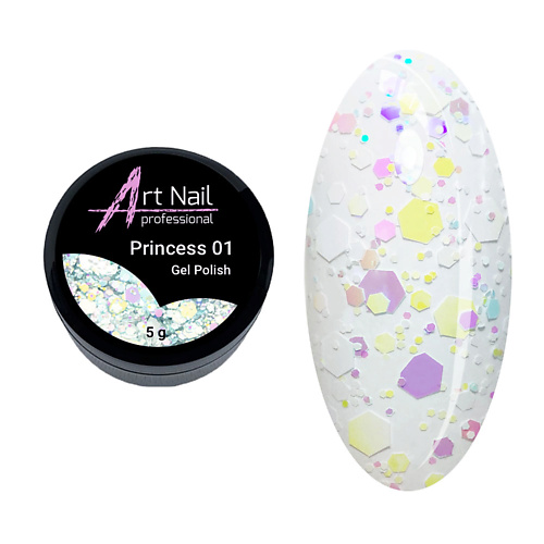

ART NAIL PROFESSIONAL Гель-лак Princess, Гель-лак Princess