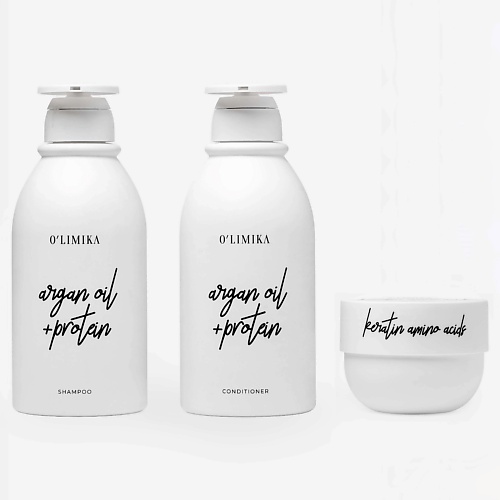 OLIMIKA Набор для ухода за волосами 3 в 1 Шампунь кондиционер маска 3200₽