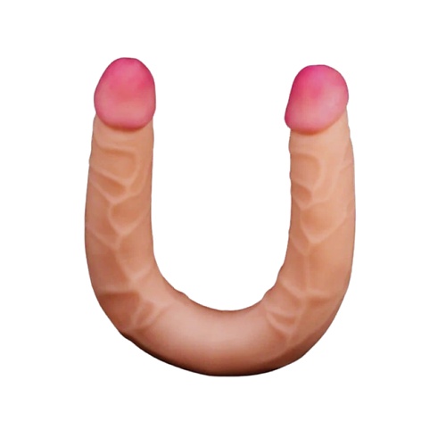 Секс-игрушки  Летуаль SENSUAL TOYS Страпон фаллоимитатор двухсторонний для двоих, реалистик, 45 см