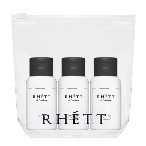 

RHETT Дорожный набор для поврежденных и окрашенных волос, Дорожный набор для поврежденных и окрашенных волос